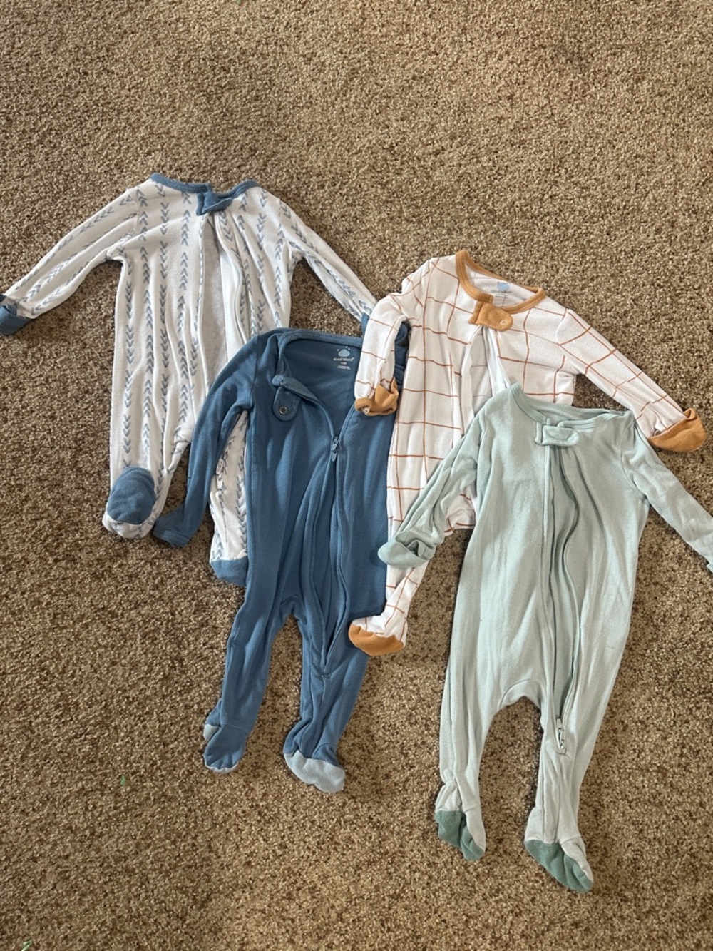 Cloud 9 Super Soft Footie Double Zip with Mitts!
